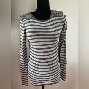 ROMEO & JULIET 
Top with Embellished Shoulders